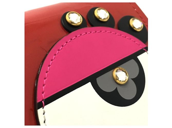 Cartera Larga Sarah Bird en Monogram Vernis Louis Vuitton Roja Fucsia - vista 6