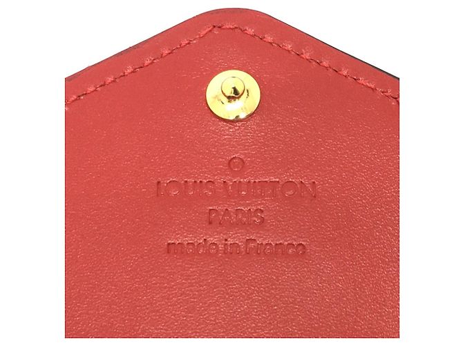 Cartera Larga Sarah Bird en Monogram Vernis Louis Vuitton Roja Fucsia - vista 9