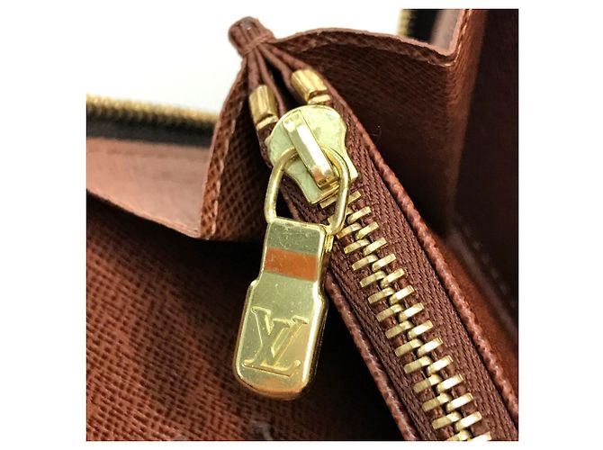 Portafoglio Lungo con Zip Panda Monogramma Louis Vuitton Marrone - vista 10