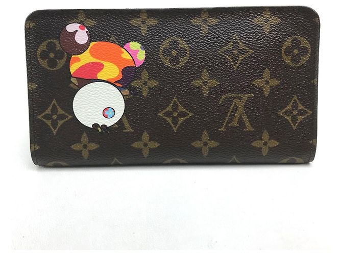 Portafoglio Lungo con Zip Panda Monogramma Louis Vuitton Marrone - vista 2