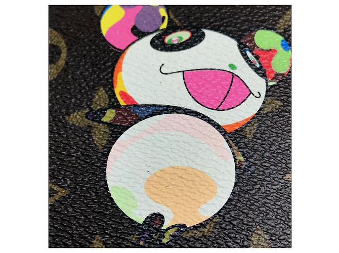 Portafoglio Lungo con Zip Panda Monogramma Louis Vuitton Marrone - vista 7