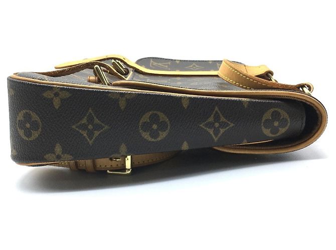 Borsa a tracolla Louis Vuitton Monogram Marel Marrone - vista 3