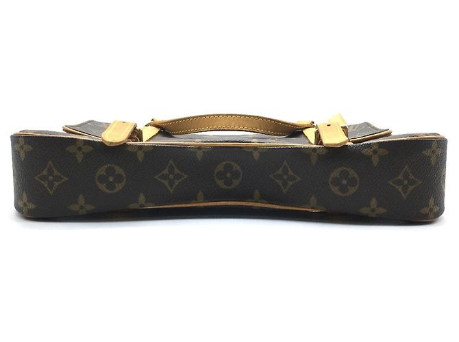 Borsa a tracolla Louis Vuitton Monogram Marel Marrone - vista 4
