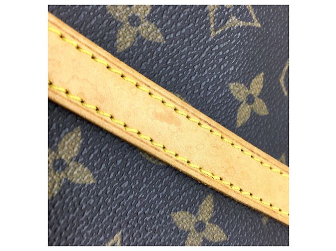 Borsa a tracolla Louis Vuitton Monogram Marel Marrone - vista 7