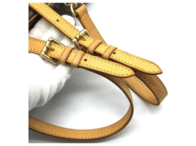 Borsa a tracolla Louis Vuitton Monogram Marel Marrone - vista 9