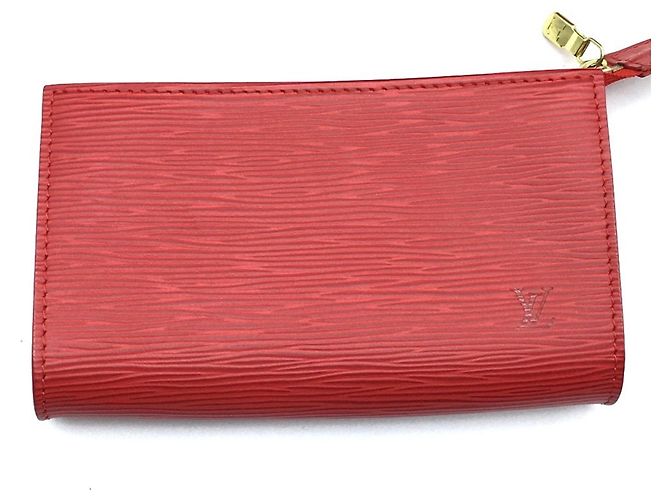 Sac à épaule Petite Bucket PM en Epi Louis Vuitton Rouge - vue 15
