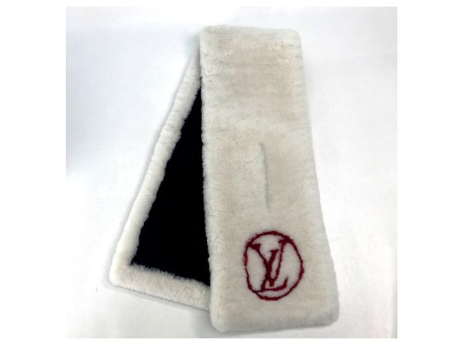 Sciarpa Darling in Monogramma Fiore Louis Vuitton Bianco Rosso - vista 2