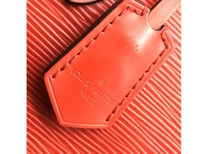 Borsa Louis Vuitton Epi Marly BB Rosso - vista 4