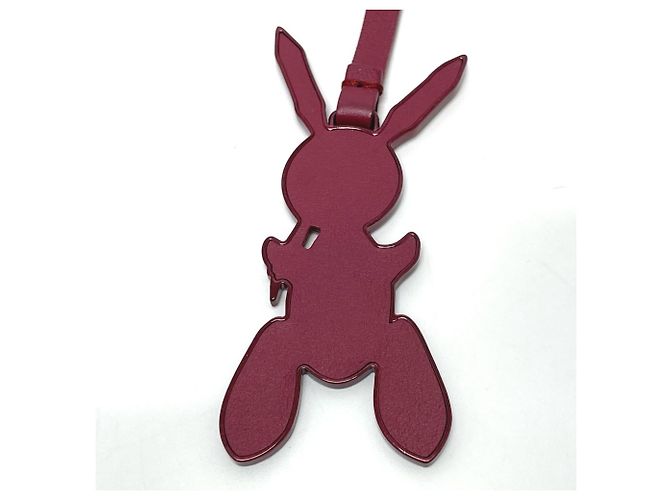 Portachiavi a forma di borsa LV Rabbit Jeff Koons M62735 di Louis Vuitton Bordò - vista 2