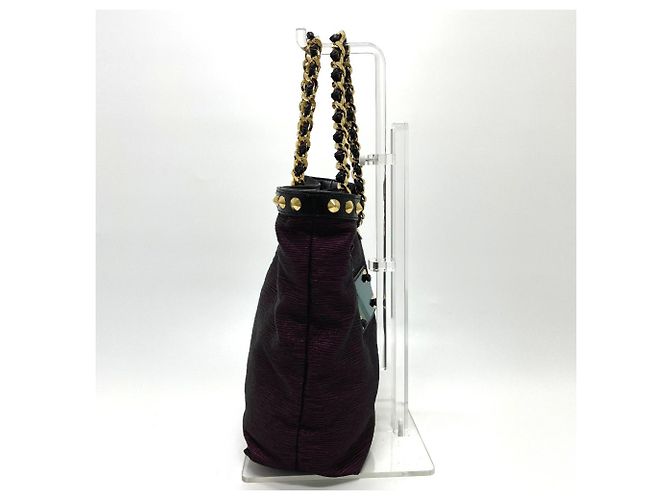 Néonoé Borsa tote NeoNoe Double Gesture di Louis Vuitton Nero Porpora - vista 3