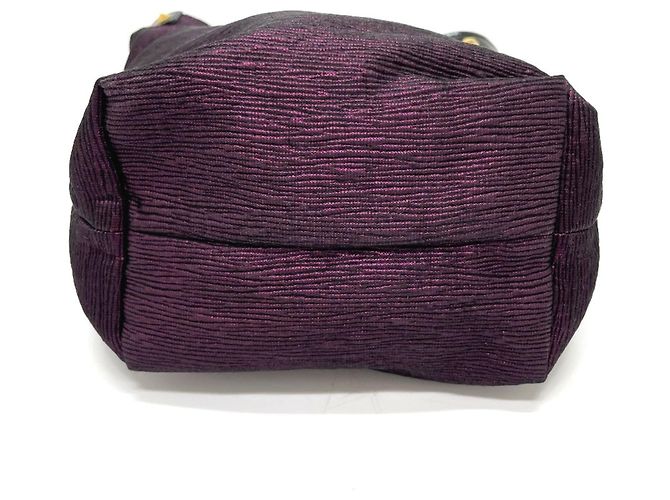 Néonoé Borsa tote NeoNoe Double Gesture di Louis Vuitton Nero Porpora - vista 4