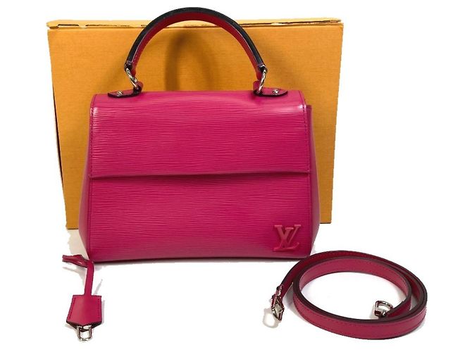 Borsa Cluny BB in Epi Louis Vuitton Rosa - vista 15