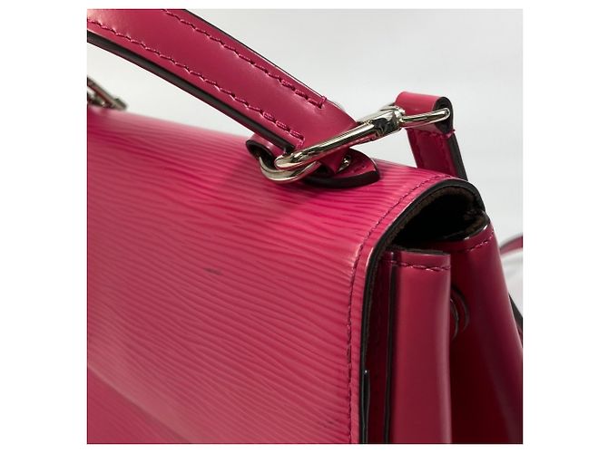 Borsa Cluny BB in Epi Louis Vuitton Rosa - vista 7
