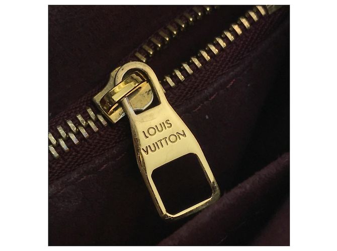 Louis Vuitton Monogram Saint-Placide Shoulder Bag Brown Dark red - view 11