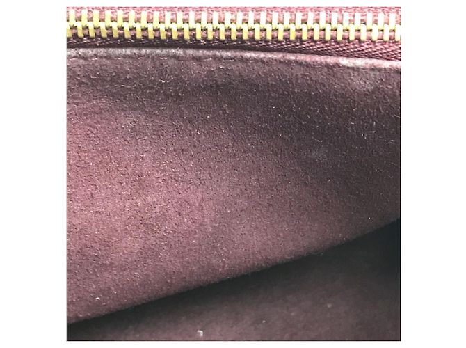 Louis Vuitton Monogram Saint-Placide Shoulder Bag Brown Dark red - view 12