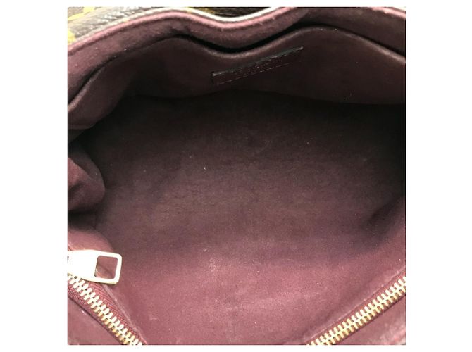 Louis Vuitton Monogram Saint-Placide Shoulder Bag Brown Dark red - view 8