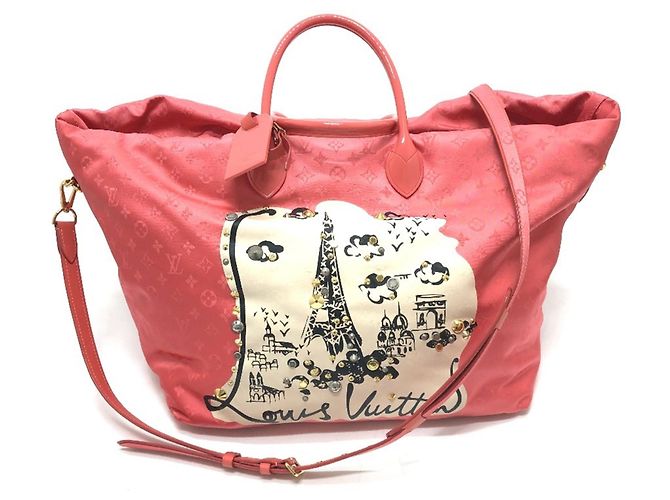 Louis Vuitton rosa Nylon Tote Bag Pink - Ansicht 13