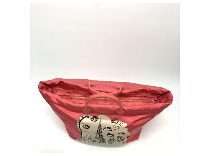 Louis Vuitton rosa Nylon Tote Bag Pink - Ansicht 3