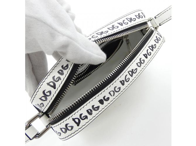 Borsa a mano nera e bianca Dolce & Gabbana Nero Bianco - vista 6