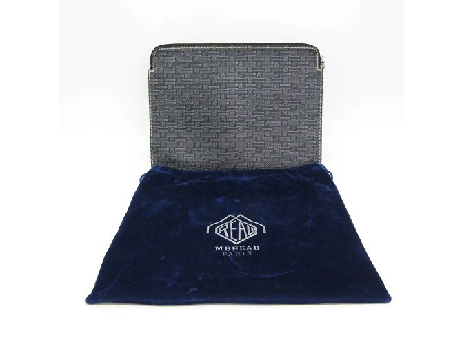 Bolso de mano de cuero Moreau Castaño Negro - vista 2