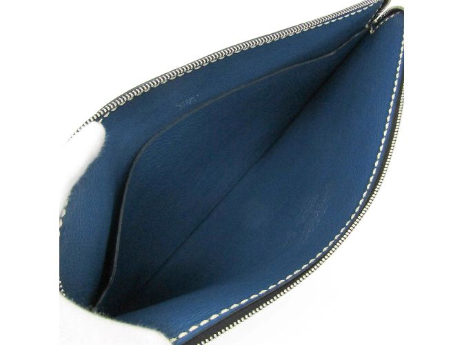 Bolso de mano de cuero Moreau Castaño Negro - vista 4