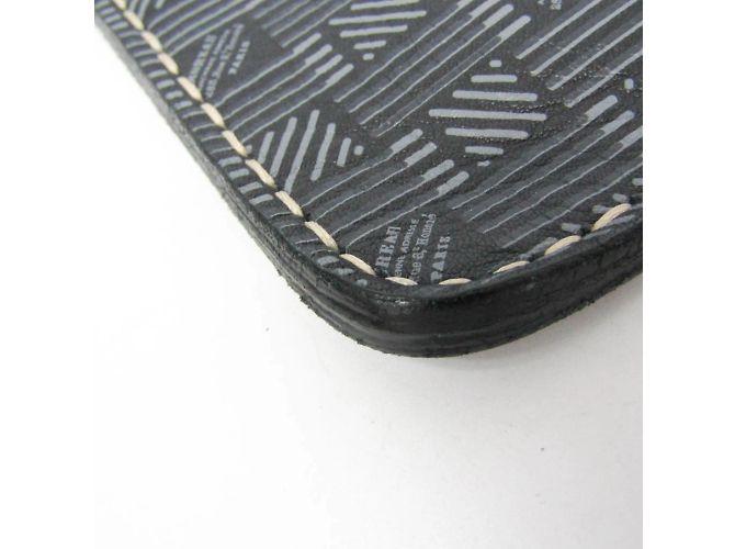 Bolso de mano de cuero Moreau Castaño Negro - vista 5