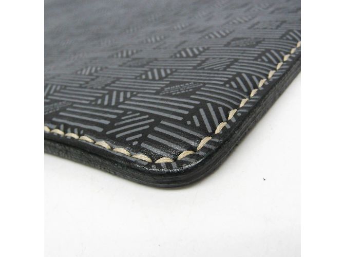 Bolso de mano de cuero Moreau Castaño Negro - vista 6