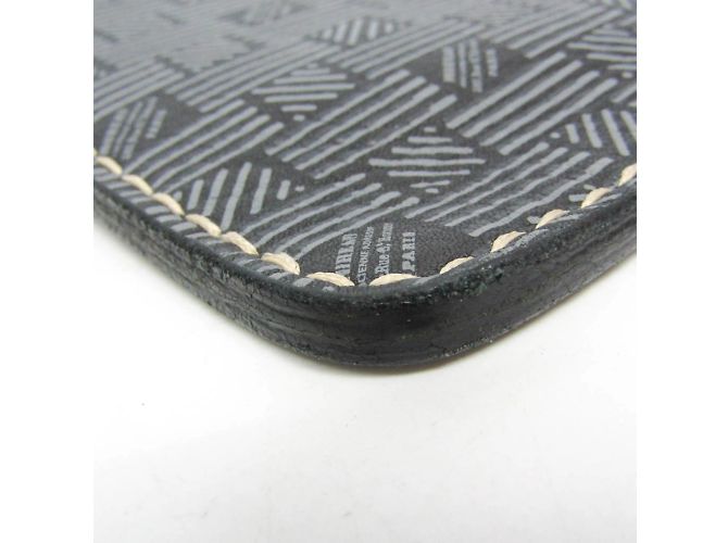 Bolso de mano de cuero Moreau Castaño Negro - vista 7