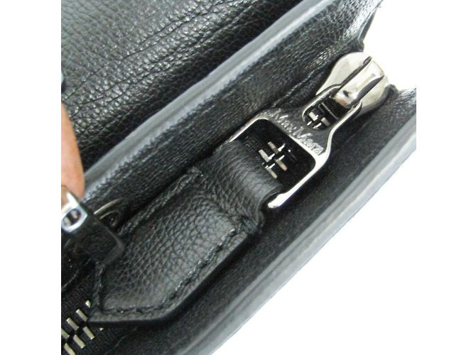 Borsa a tracolla con manico in legno Max Mara Nero - vista 10