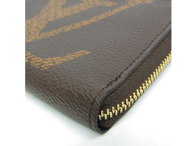 Monedero Zippy Monogram Reverse Louis Vuitton Castaño - vista 4