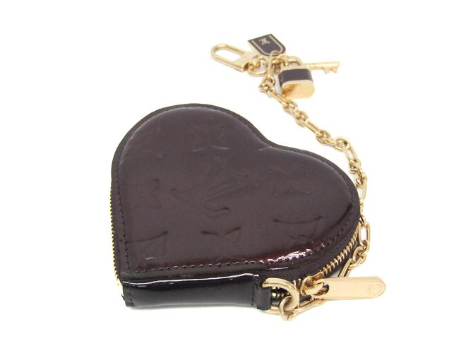 Louis Vuitton Monogram Vernis Münzbörse Bordeaux - vista 2