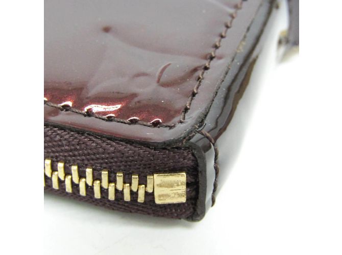 Louis Vuitton Monogram Vernis Münzbörse Bordeaux - vista 4