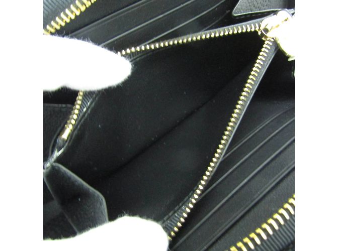 Tiffany & Co Cartera larga de cuero Half Moon de Tiffany Negro - vista 5