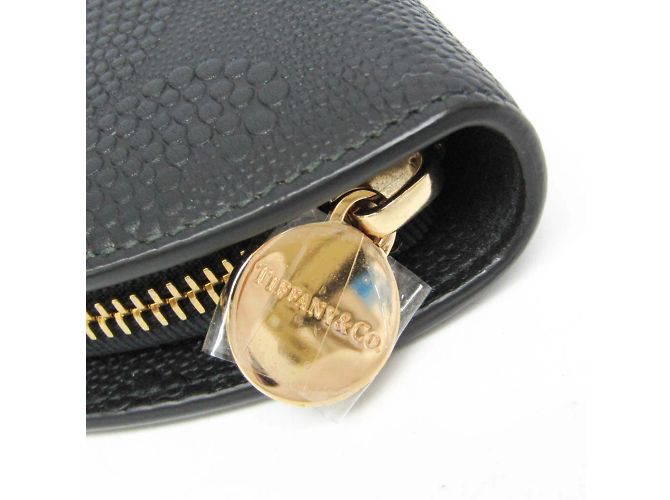 Tiffany & Co Cartera larga de cuero Half Moon de Tiffany Negro - vista 8