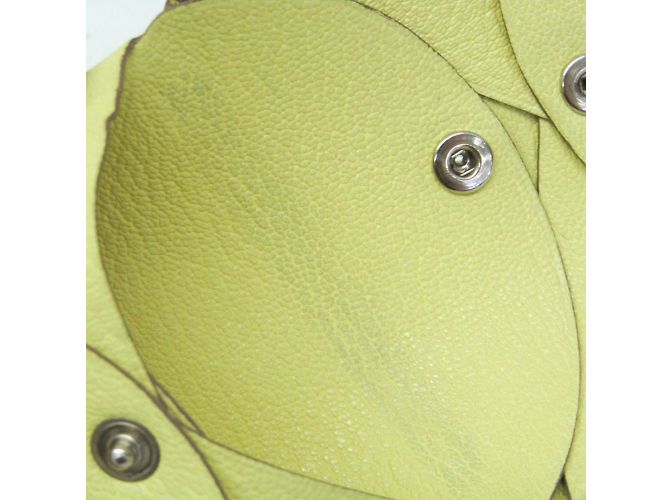 Hermès Tarjetero Calvi Duo de cuero Epsom Hermes Amarillo - vista 11