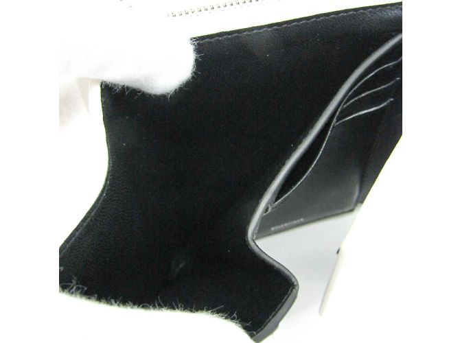 Billetera Compacta Envelope Balenciaga Negro Blanco roto - vista 10