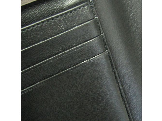 Billetera Compacta Envelope Balenciaga Negro Blanco roto - vista 12