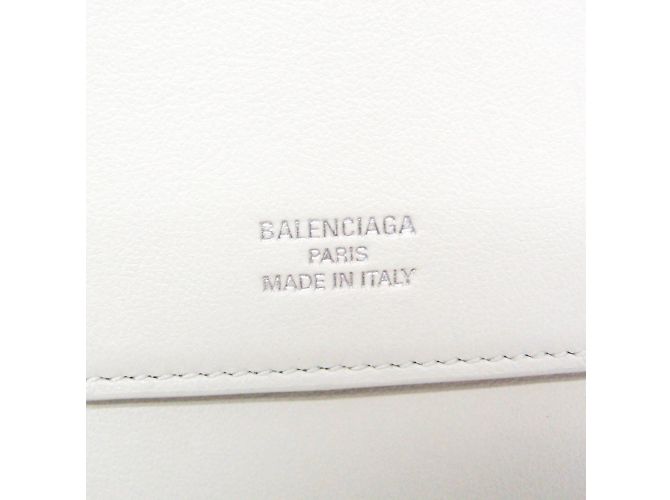 Billetera Compacta Envelope Balenciaga Negro Blanco roto - vista 13