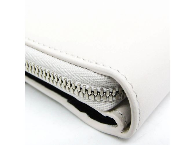Billetera Compacta Envelope Balenciaga Negro Blanco roto - vista 6