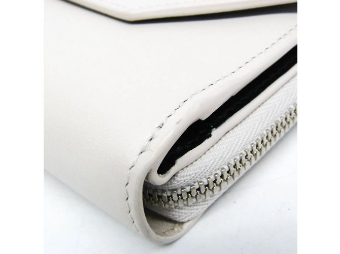 Billetera Compacta Envelope Balenciaga Negro Blanco roto - vista 8