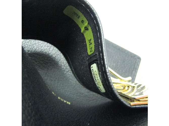 Damentasche aus Leder mit Camellia von Chanel Schwarz - Ansicht 14