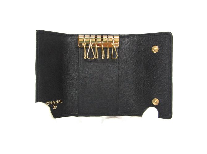 Damentasche aus Leder mit Camellia von Chanel Schwarz - Ansicht 3