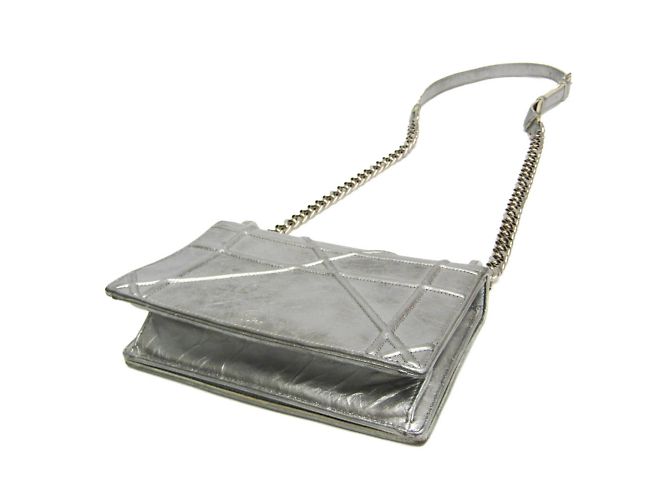 Borsa a Spalla Diorama con Catena Christian Dior Argento - vista 2
