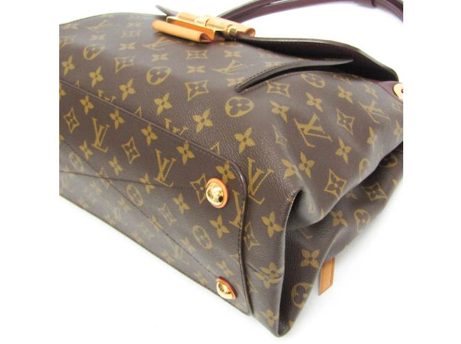 Borsa Louis Vuitton Monogram Olympe M40816 Marrone - vista 4