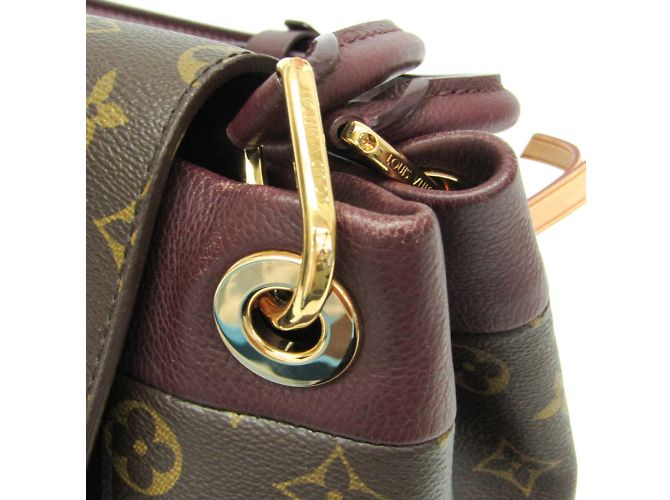 Borsa Louis Vuitton Monogram Olympe M40816 Marrone - vista 6