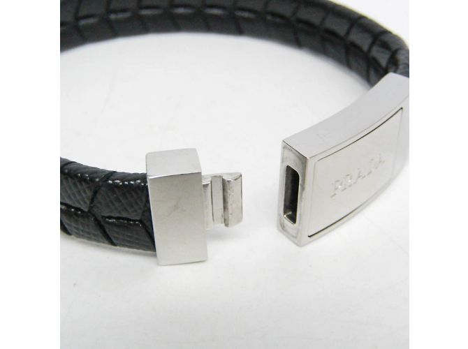 Bracciale in pelle Prada SAFFIANO 2IB150 Nero - vista 4