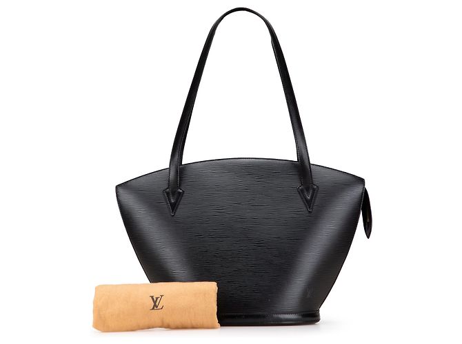 Louis Vuitton Saint Jacques GM in Epi Nero con Tracolla Lunga - vista 11
