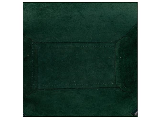 Belt Bag Céline Bolsa de cinto em couro de bezerro granulado nano verde Celine Verde escuro - vista 4