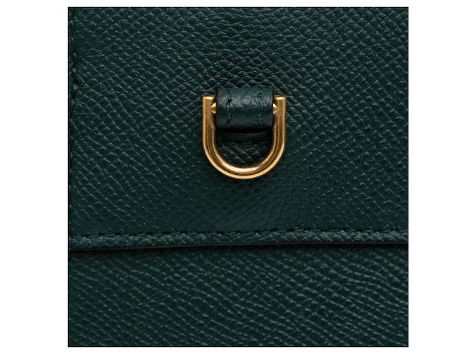 Belt Bag Céline Bolsa de cinto em couro de bezerro granulado nano verde Celine Verde escuro - vista 8