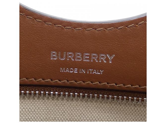 Borsa a mano arancione Burberry - vista 5